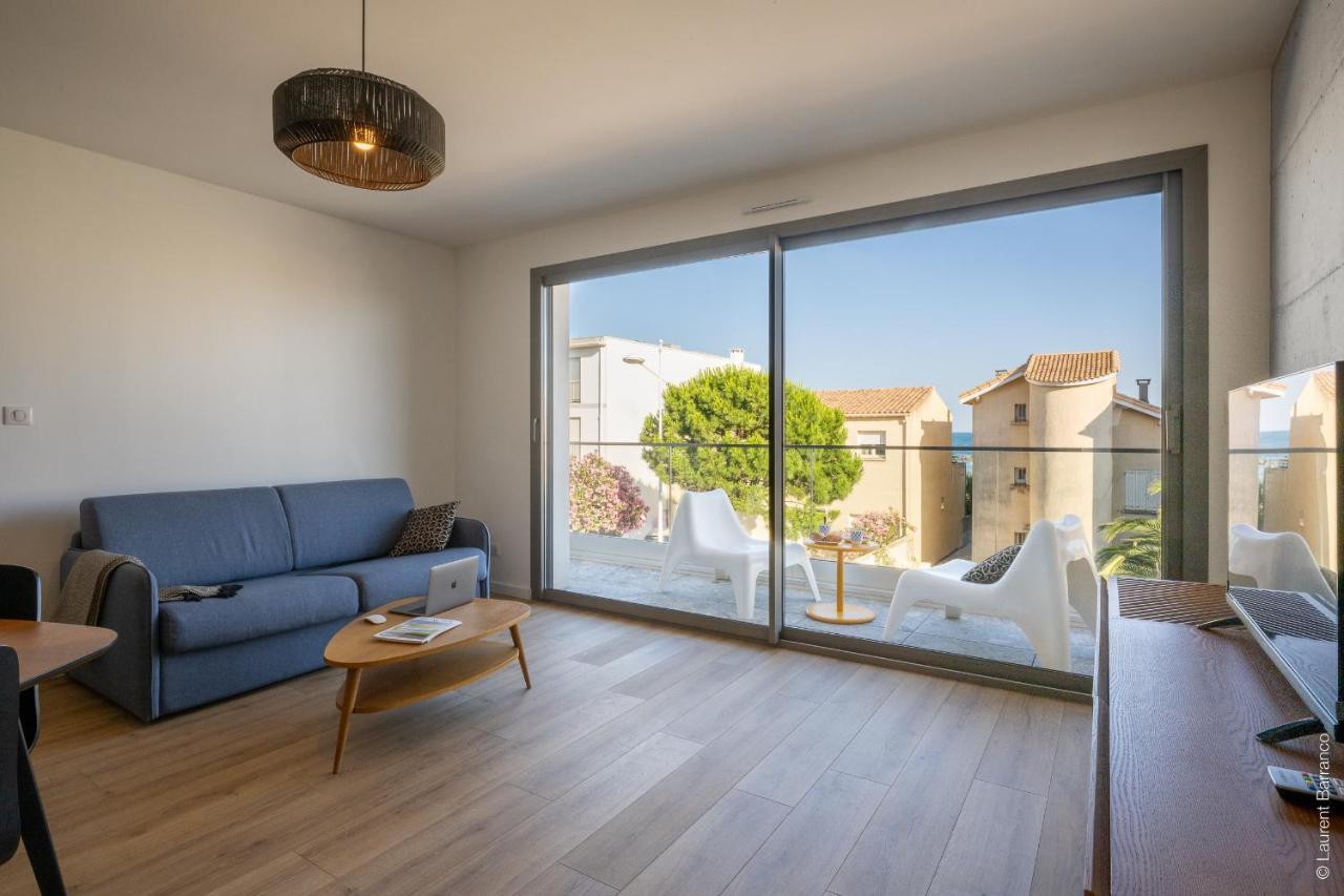 South-Of-France T2 Neuf Haut De Gamme, Climatise, Parking Gratuit, 2Eme Ligne Balcon 3 卡诺海滩 外观 照片